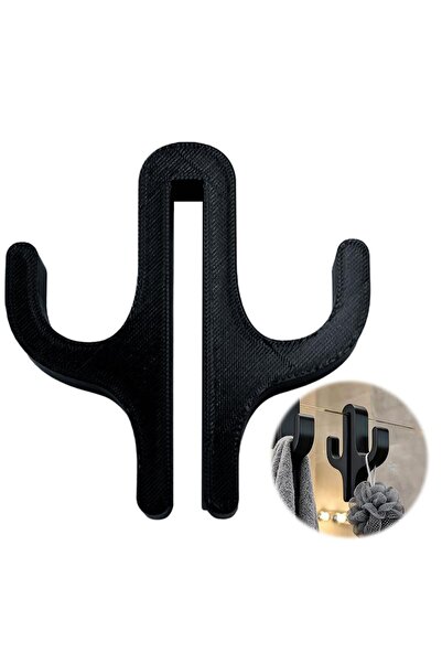 Choice B Bathroom Shower Hook For Glass Doors 3D No-drilling Space-saving Mul...