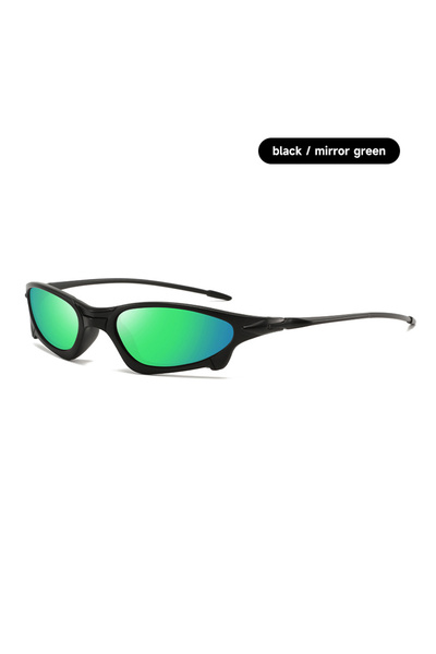 Choice1 MIRROR GREEN Ultra-Light Polarized Sunglasses Men Brand Designer UV40...