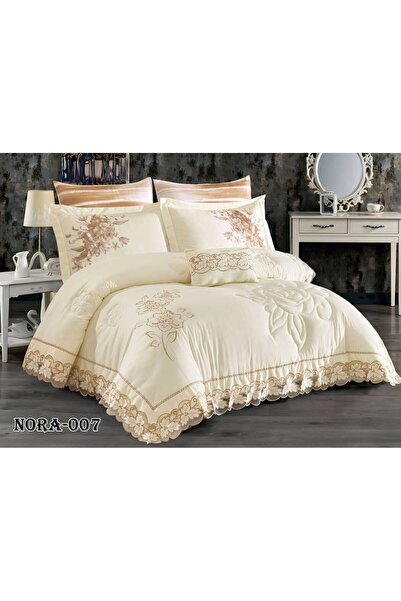 ALMIAAD Nafirin Wedding Bedspread with Soft Patterns and Luxurious Lace Gives...