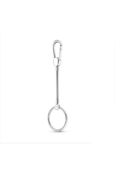 choice2 HHX179 Hot Sale 925 Sterling Silver Moments Keychain Charm Fit Origin...