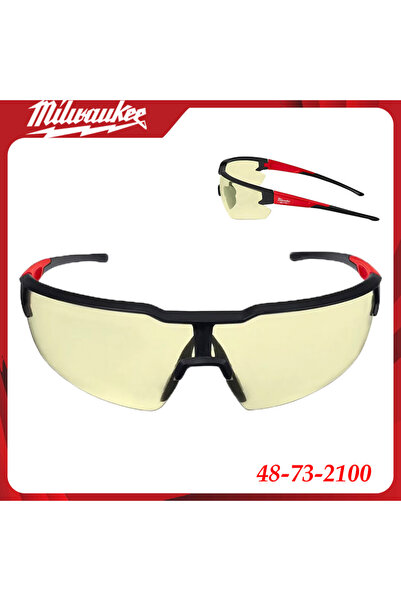 Choice 48-73-2100 Milwaukee 48-73-2100 Yellow Anti-Scratch Safety Glasses for...