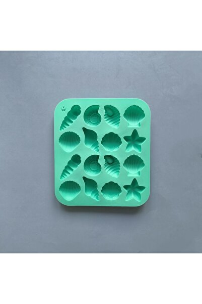 choice2 Green 16 Cavity Shell Conch Silicone Mold DIY Ocean Animal Shaped Can...