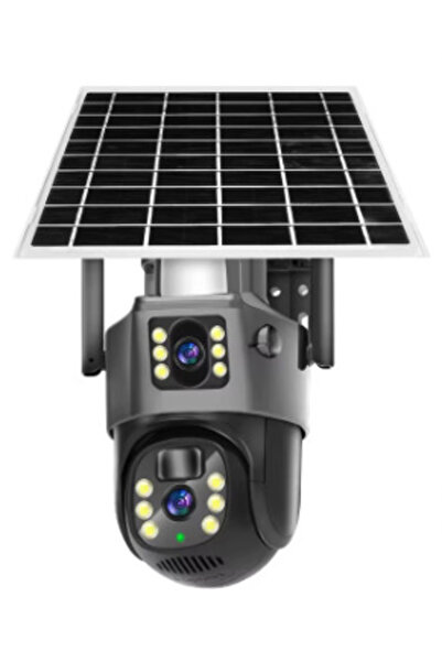 Tai Ultra HD Dual Camera Surveillance Camera with Solar Panel 5MP