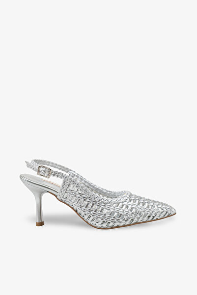 İNNABUTİKK Selures Women's Heeled Shoes - Silver