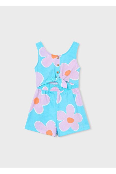 MAYORAL Girl's Shorts Overalls Blue
