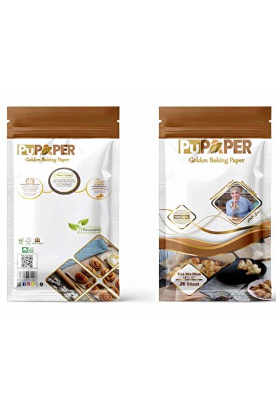 PuPaper ورق خبز سويدي مربع الشكل 30 × 30 سم - 26 ورقة |   عبوة من 4 قطع |   ب...