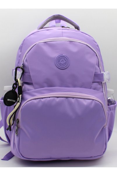 Çınka Bags Luxury Unisex Satin Water-Resistant Fabric Large Size Middle School High School School Backpack and Travel Bag / 3460