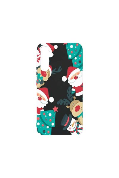 bestcase Калъф, съвместим със Samsung Galaxy A34, Коледен, 0.8 мм тънък, Усто...
