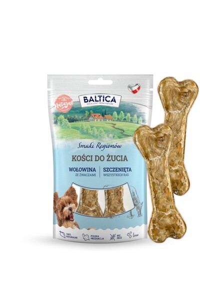 Baltica GUSTĂRI REGIONALE Oase de vită pentru căței 2 buc.
