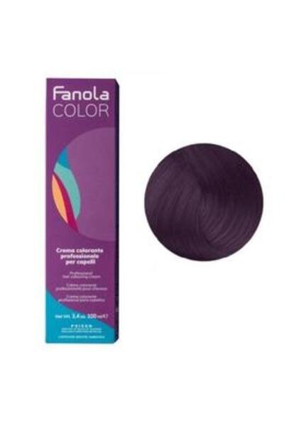 Fanola Vopsea Crema Permanenta - Color Cream, nuanta 5.2 Light Chestnut Viole...