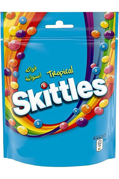 Skittles Skettles Tropical Style 174g, Pack of 56pcs