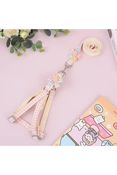 Choice6 S Pink Escape Proof Cat Harness and Leash Set Adjustable Mesh Dog Har...