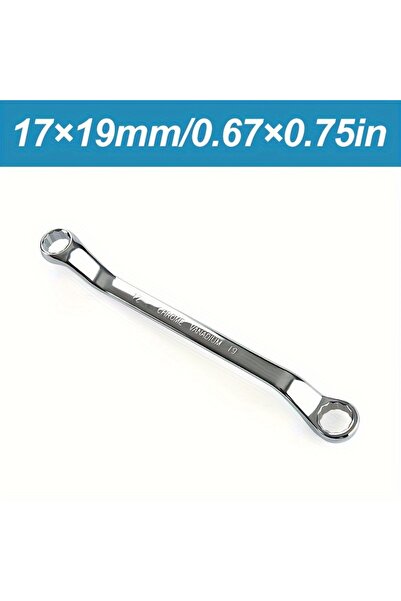 choice2 17-19 1pc Chrome Vanadium Steel Dual Head Dual-purpose Plum Wrench Au...