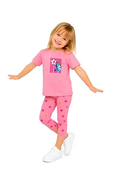 Patriko SET DE VARĂ PENTRU FETE CU TRICOU CU IMPRIMEU CU CARACTERE ȘI LEGGING...