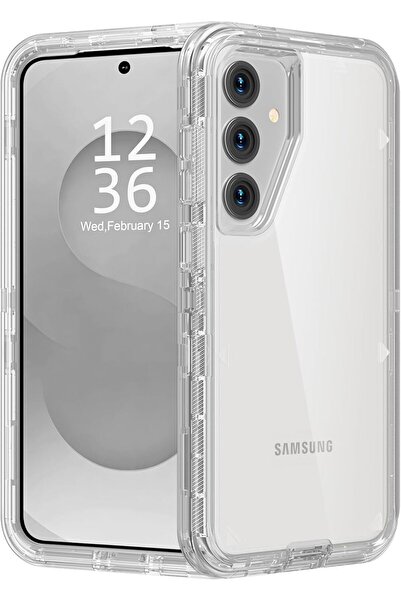 Choice71 غطاء شفاف ثلاثي الطبقات من TPU وPC لهاتف جالاكسي S25 ألترا، متوافق م...