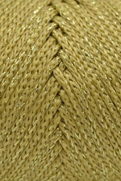 SENSY Silvery Polyester 1.5 mm Macrame Cord 100 Gr Supla Cord and Bag Cord Polyester Thread Mustard