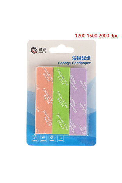 Choice3 1200 1500 2000 9pc 9Pcs MS-E400-2000 Semi-rigid Sanding Sticks For Mo...