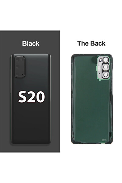 Choice10 S20 Black Back Cover For S20 G980 S20 Plus G985 Back Door Replacemen...
