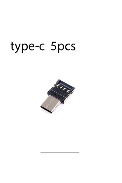 Choice 1 5 قطع محول عالمي من النوع C إلى USB 2.0 OTG لأجهزة أندرويد والهواتف ...