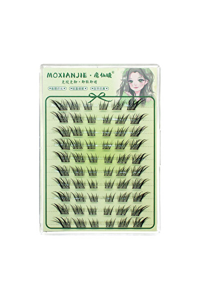 Choice B 10 Rows Glue-free Chinese Foxes False Eyelashes C Curl Eyelash Clust...
