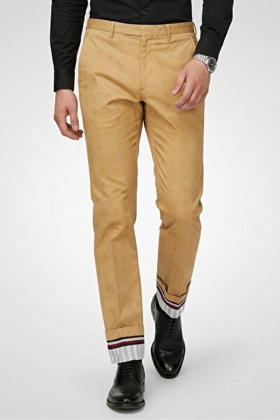 Tommy Hilfiger x Disney Men Regular Fit Graphic Print Straight Leg Pants, Beige