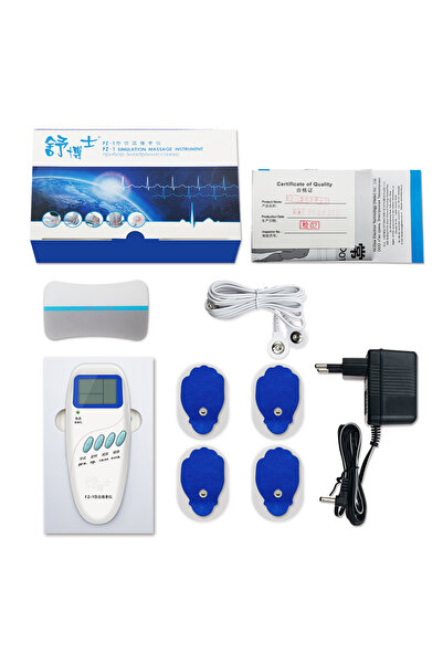 Choice1 جهاز تحفيز العضلات الكهربائي FZ-1-A TENS للعلاج الطبيعي بتردد EMS للو...