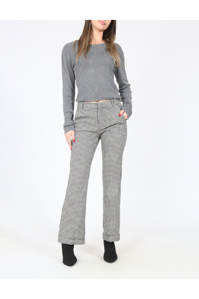 Evendi Pantaloni, Alb/Negru