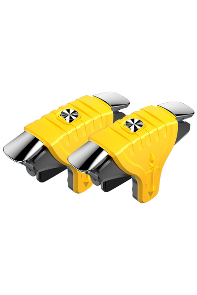 Choice YELLOW F01 1 Pair Gamepad Joystick Button Trigger PUBG Gaming Mobile C...