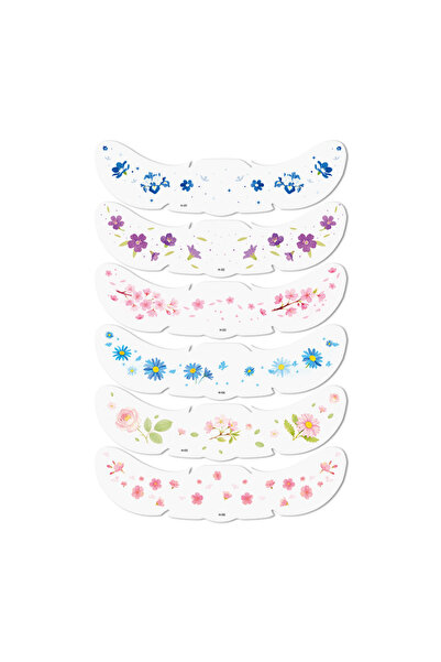 Choice6 15X5.5CM 6PCS Sticker F8 6PCS Cute Butterfly Tattoo Sticker Waterproo...