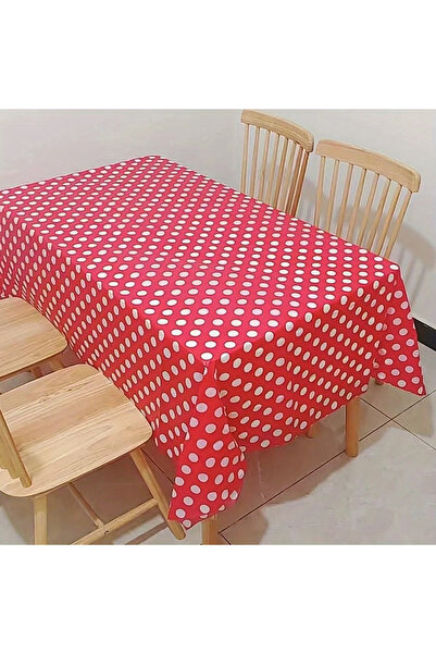 Choice3 9 Waterproof And Oil-Proof Polka Dot Disposable Rectangular Tableclot...
