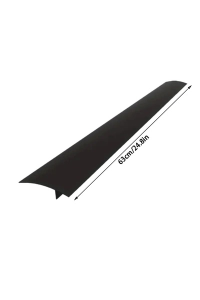 Choice Black 24 Inches Kitchen Stove Gap Strip Silicone Anti-Stain Cabinet Se...