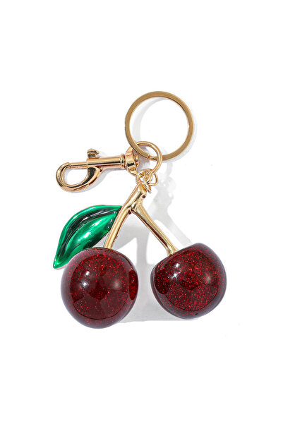 Choice4 KC2405 Fashion Red Cherry Pendant Keychain, Cute Women's Bag Charm, M...