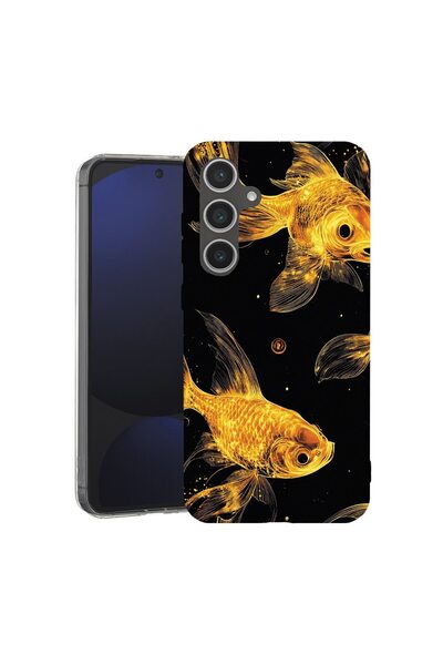 bestcase Husă pentru Samsung Galaxy A56 cu design Pești Aurii, TPU anti-șoc m...