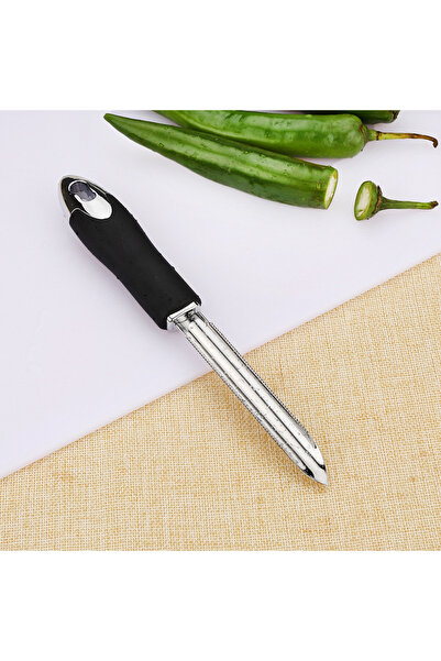 choice2 black-1pcs Chili Core Extractor Home Portable Stainless Steel Zucchin...