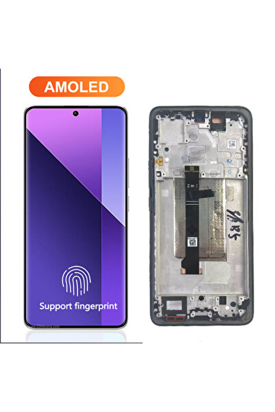 Choice4 شاشة AMOLED جديدة بإطار أسود لهاتف Redmi Note 13 Pro+، شاشة LCD تعمل ...