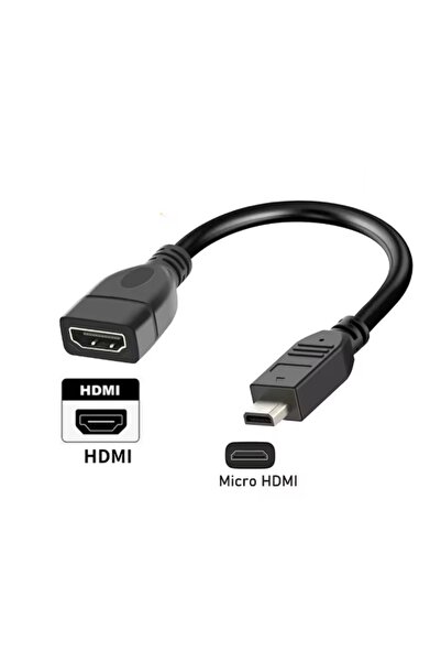 Choice كابل مايكرو HDMI إلى HDMI أسود 0.15 ملم لنقل البيانات، محول مايكرو HDM...