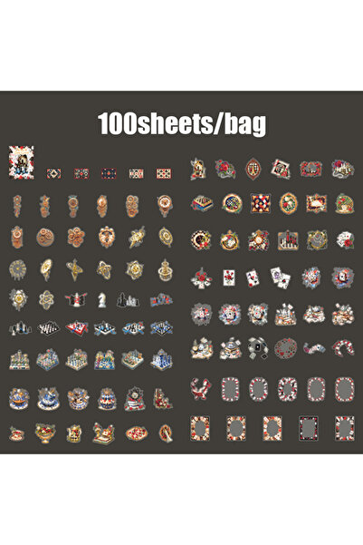 Choice S29476 ملصقات ثلاثية الأبعاد بتصميم عالم الخيال من Mr. Paper، 100 ورقة...