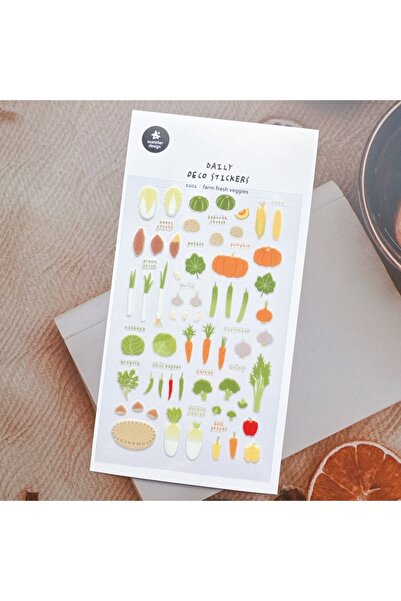 choice2 1201 veggies(PVC) Korean Import Suatelier Lunch Box Fish Market Paper...