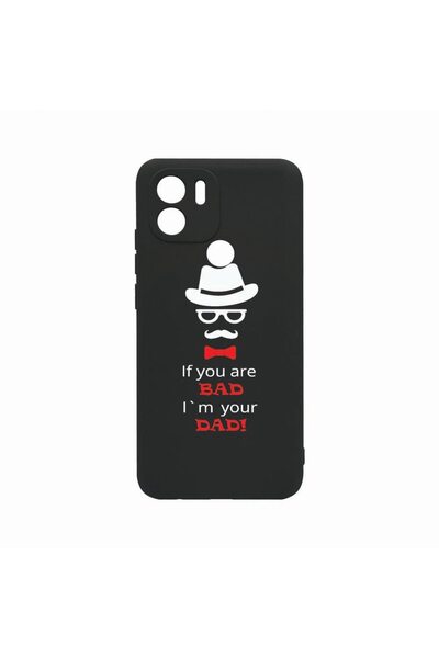 bestcase Θήκη, Συμβατή με Xiaomi Redmi A1 Plus, Bad Dad, Ανθεκτική στη φθορά,...
