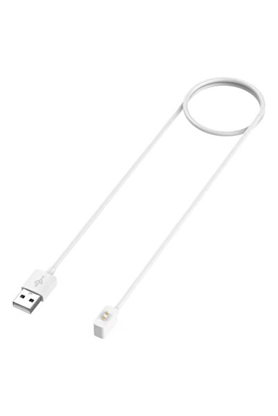 Choice1 كابل شحن USB أبيض بطول 1 متر للساعات الذكية باند 10/9/9 برو/9NFC/8/8 ...