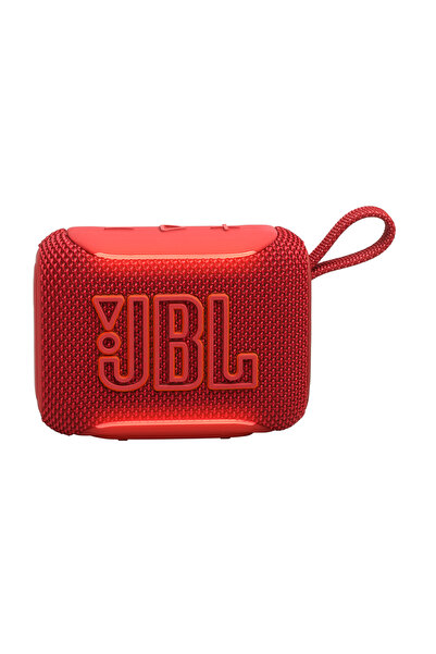 JBL مكبر صوت GO 5 A صغير الحجم، مقاوم للماء والصدمات، باللون الأحمر
