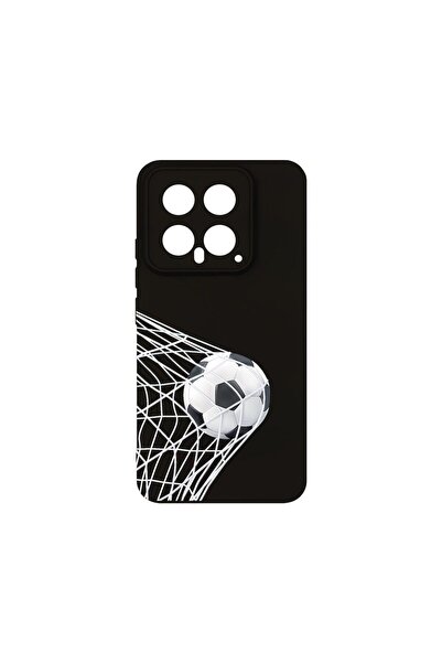 bestcase Θήκη Σιλικόνης Premium, Συμβατή με Xiaomi 14, Σχέδιο Ποδόσφαιρο - Γκ...