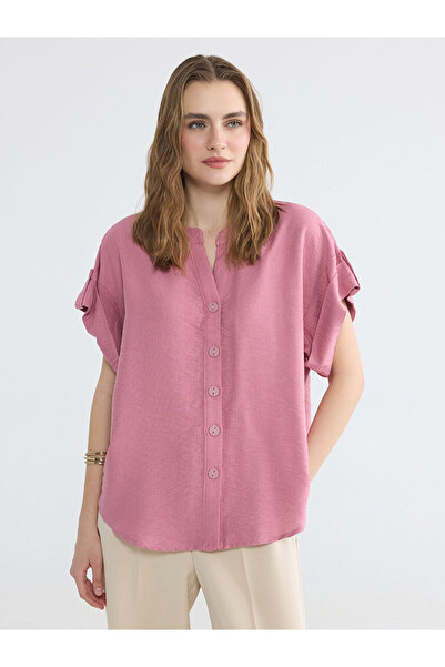 LC Waikiki Nevavm Farkıyla Kaçık Yaka Women's Shirt