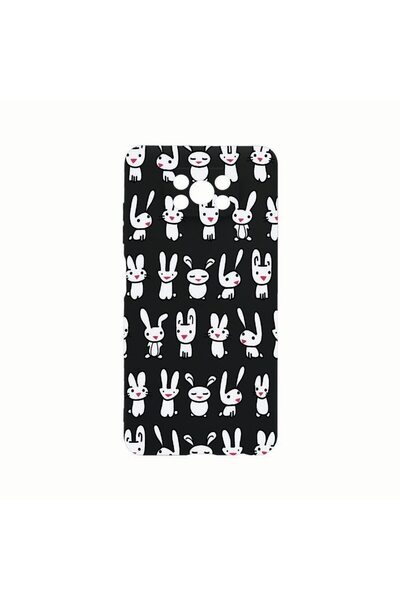 bestcase Θήκη Σιλικόνης, Συμβατή με Xiaomi Poco X3 Pro, Σχέδιο Κουνέλια, Ανθε...