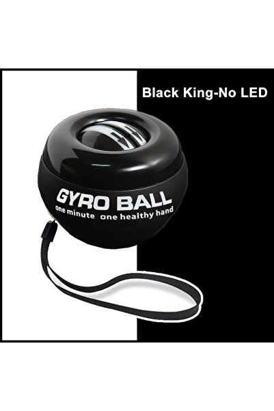 Choice1 Black King No LED Self starting grip training ball for wrists and fin...