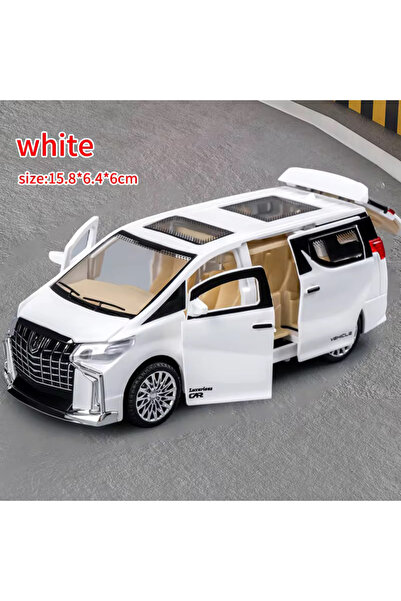 Choice3 عربة أعمال فاخرة صغيرة بيضاء طراز MPV بمقياس 1:32، نموذج مصبوب من سبي...