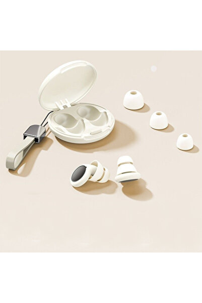 Choice1 white Silicone Earplugs for Swimming Sleep Noise Cancel Noise Reducti...