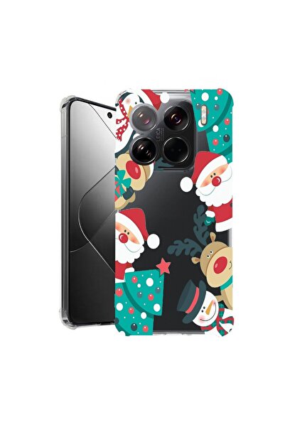 bestcase ¬Æ Husa pentru Xiaomi 15 Pro, Anti Shock 1.5MM, Xmas, Protectie came...