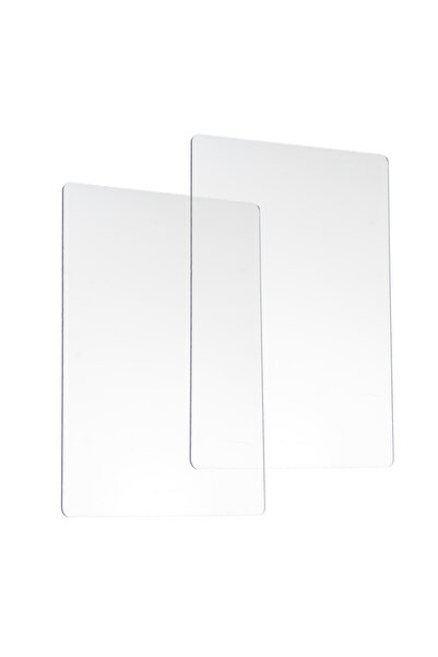 Choice WHITE 2PCS Standard Cutting Pads Polycarbonate Plastic Plate for Embos...