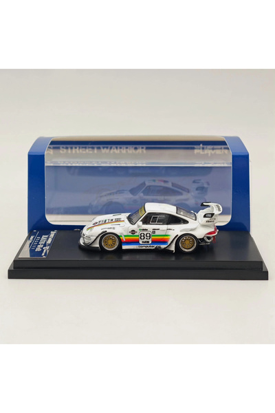 Choice WHITE SW 1/64 Scale RWB 993 911 RAUH-Welt Heavenly #89 Short Wing Raci...